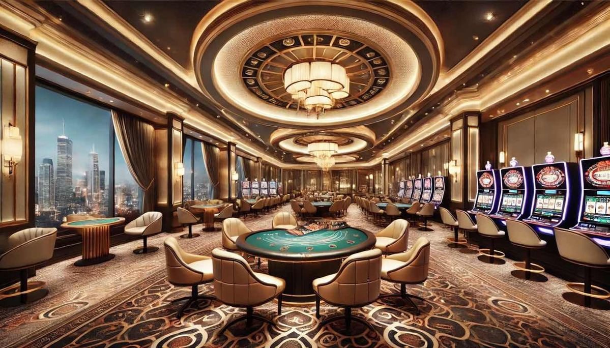 Live casino dealer streaming baccarat table on 99bon platform